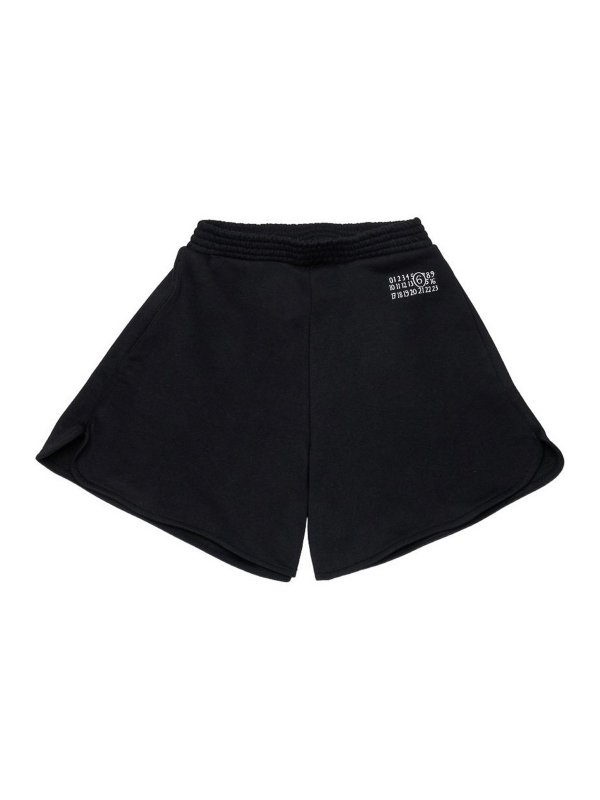 MM6 MAISON MARGIELA: トラウザーショーツ - ショートパンツ - 黒