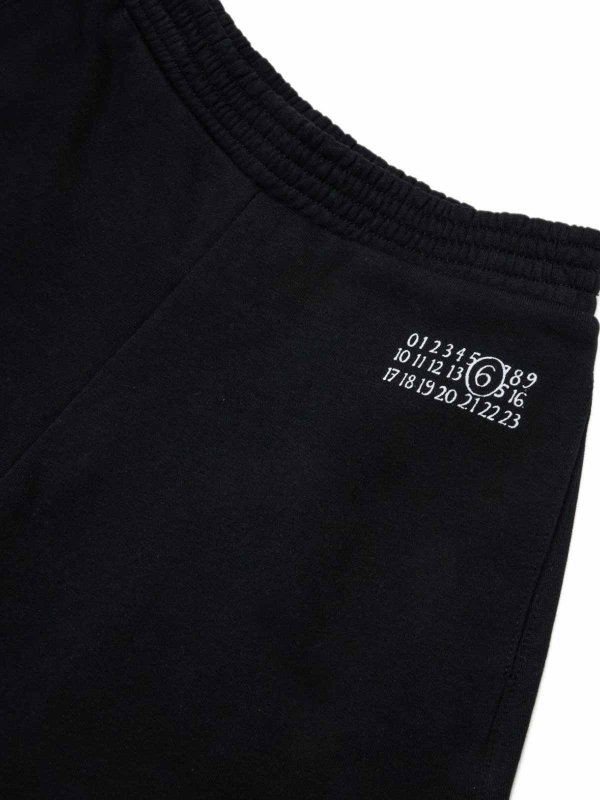 The Best Shops MM6 MAISON MARGIELA: トラウザーショーツ - ショートパンツ - 黒