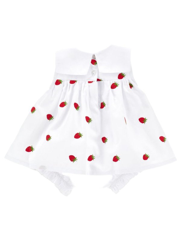 MONNALISA: ニーレングスドレス online - 膝丈ドレス - 白