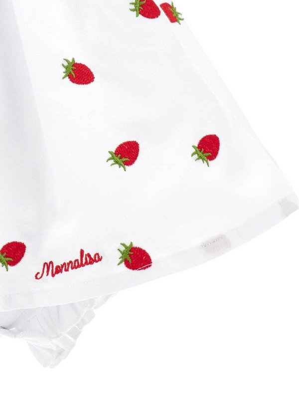 The Best Shops MONNALISA: ニーレングスドレス - 膝丈ドレス - 白