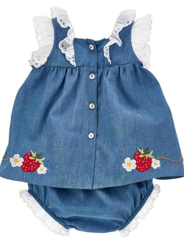 The Best Shops MONNALISA: ニーレングスドレス - 膝丈ドレス - ブルー