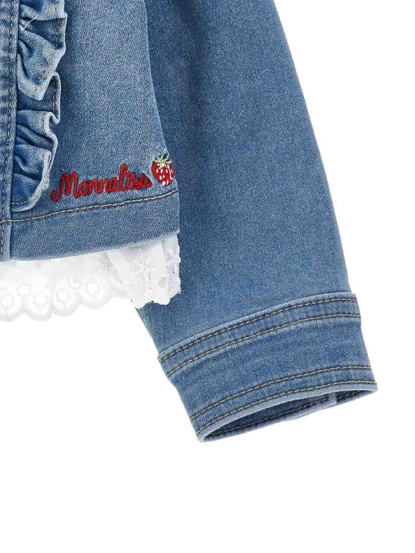 Denim jacket shop online: MONNALISA