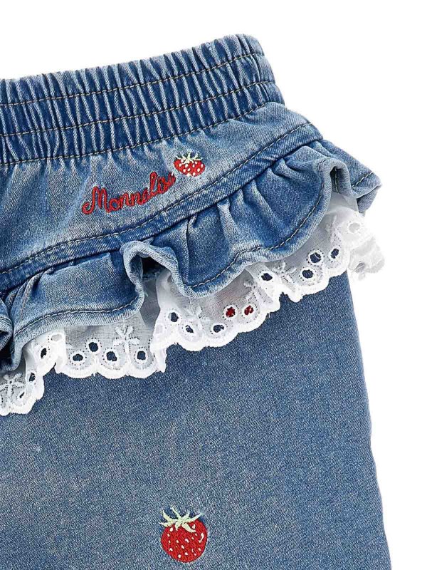 The Best Shops MONNALISA: ストレートジーンズ - ストレートジーンズ - ブルー