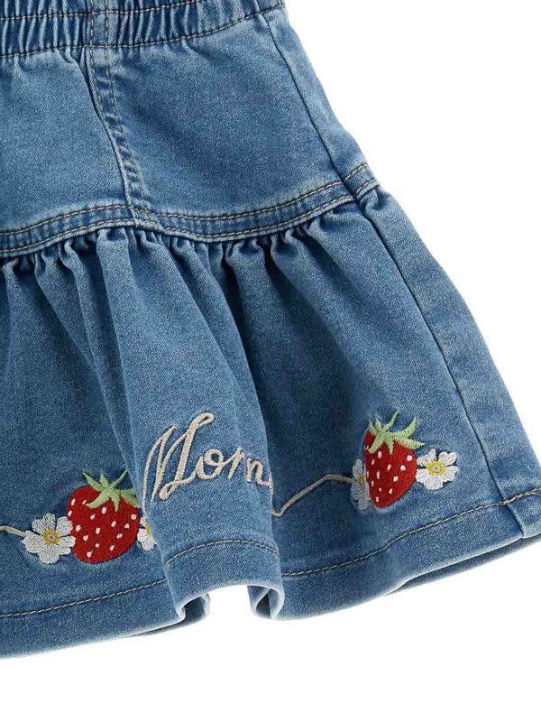 The Best Shops MONNALISA: ニーレングススカート＆ミディ丈 - 膝丈/ミディスカート - ブルー