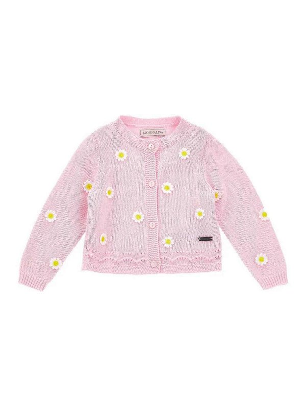 MONNALISA: カーディガン - カーディガン - ヌードカラー