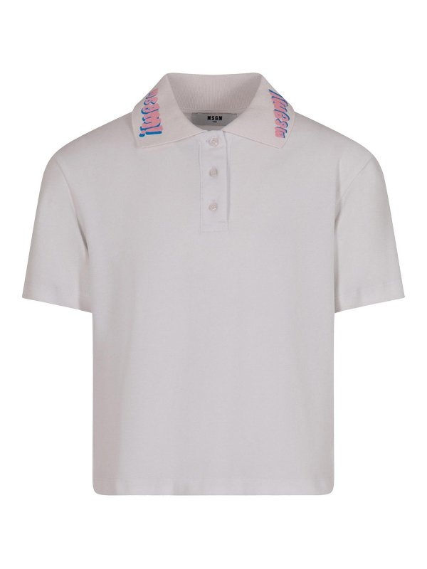 M.S.G.M. KIDS: ポロシャツ - ポロシャツ - 白