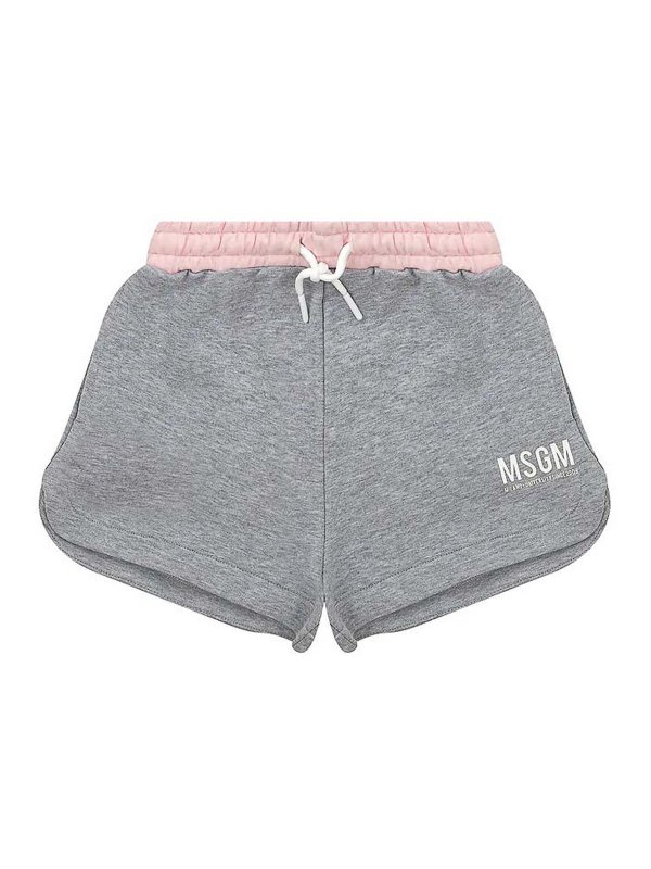 M.S.G.M. KIDS: トラウザーショーツ - ショートパンツ - グレー