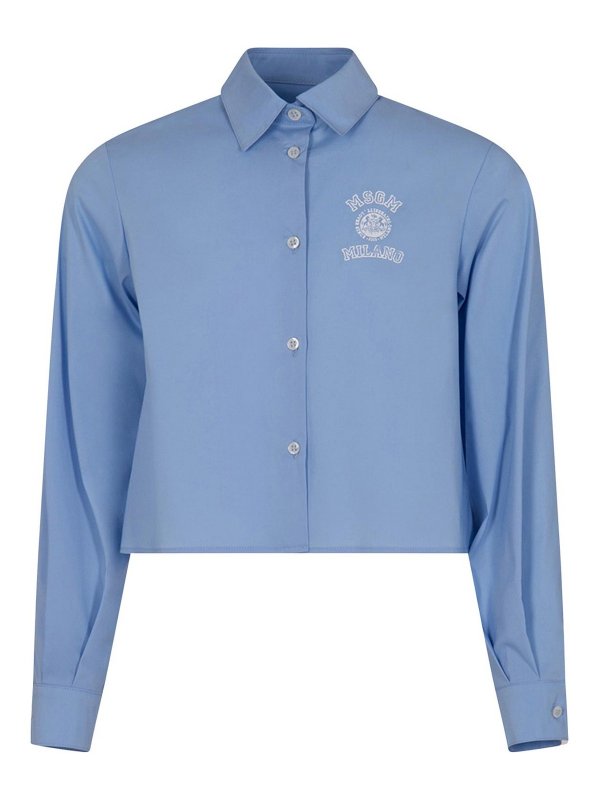 M.S.G.M. KIDS: Hemden - Hemd - Blau