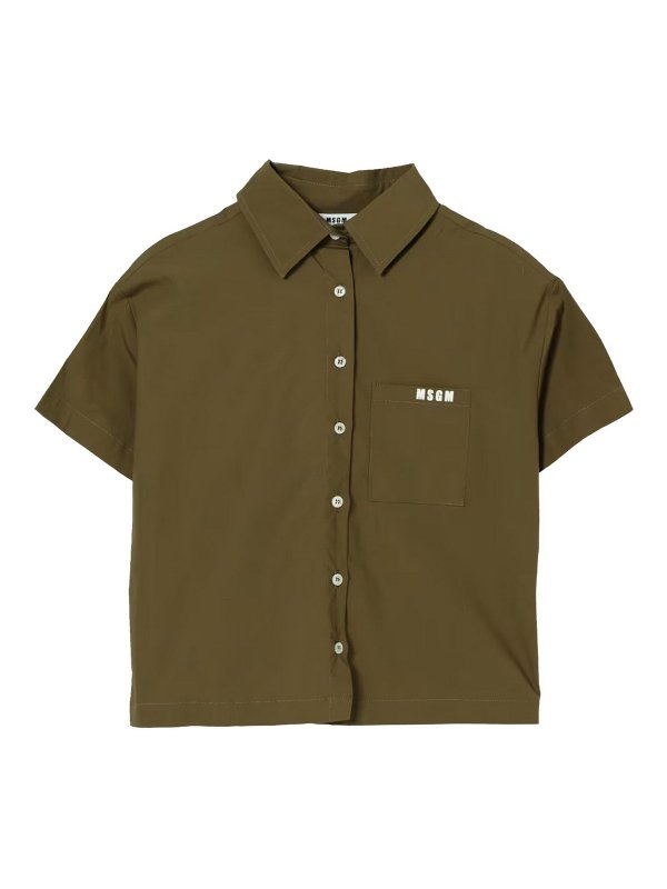 M.S.G.M. KIDS: camicie - Camicia Con Logo