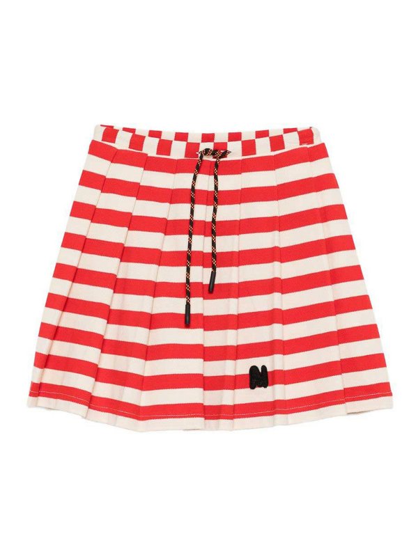 M.S.G.M. KIDS: ニーレングススカート＆ミディ丈 - 膝丈/ミディスカート - 赤