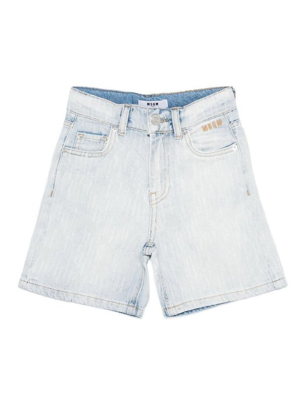 M.S.G.M. KIDS: Hosen Shorts - Shorts - Blau