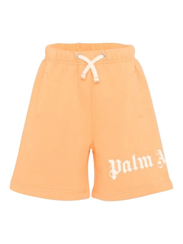 Palm Angels: トラウザーショーツ - ショートパンツ - オレンジ