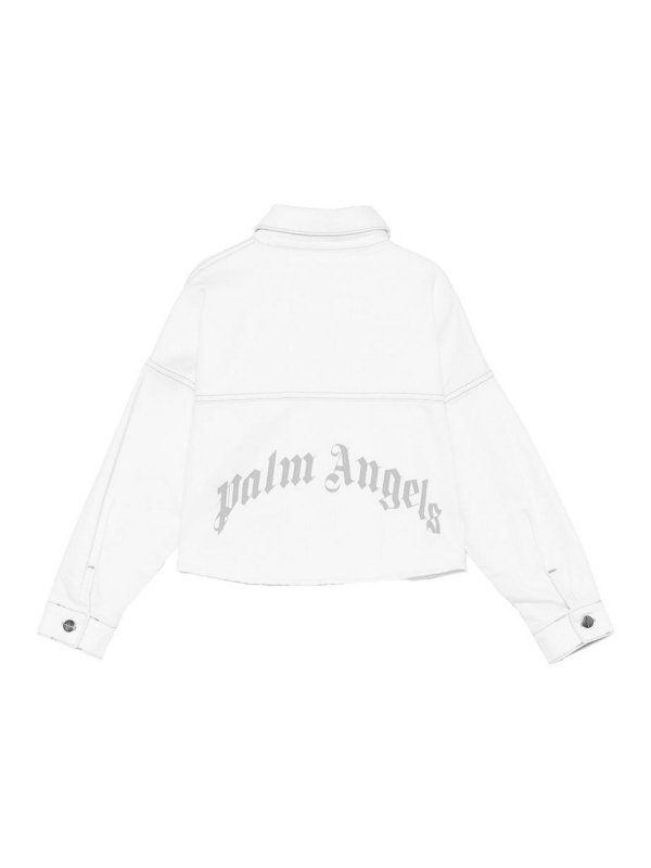 Palm Angels: デニムジャケット online - デニムジャケット - 白
