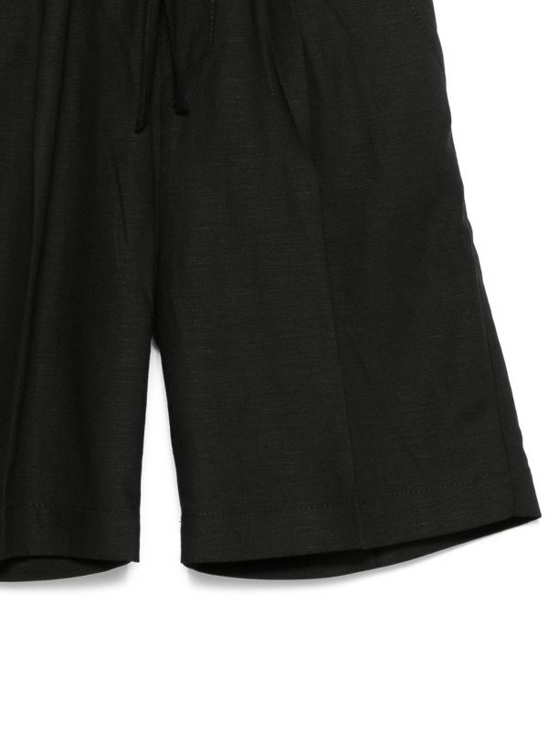 The Best Shops Paolo Pecora: トラウザーショーツ - ショートパンツ - 黒