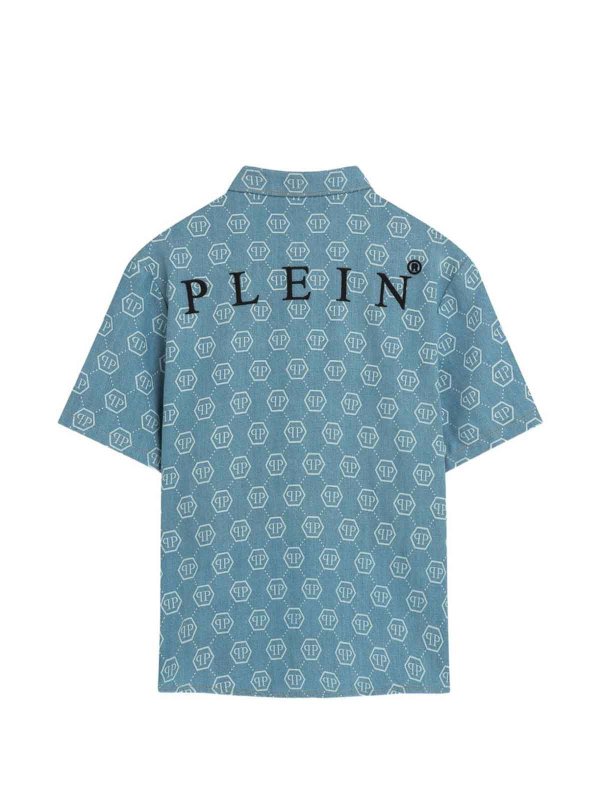 PHILIPP PLEIN: シャツ online - シャツ - ブルー