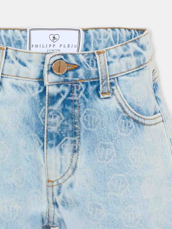 The Best Shops PHILIPP PLEIN: トラウザーショーツ - ショートパンツ - ブルー