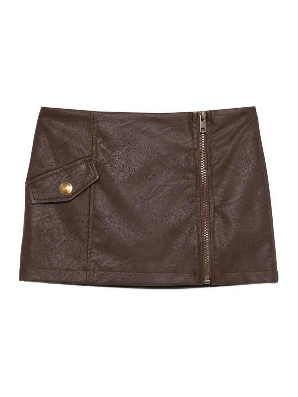 Pinko: Knielange und Midi Röcke - Midirock - Braun