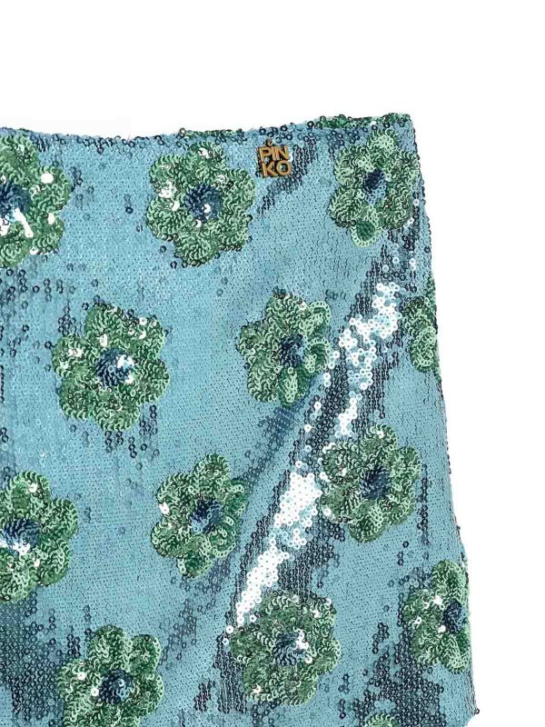 The Best Shops Pinko: ニーレングススカート＆ミディ丈 - 膝丈/ミディスカート - ブルー