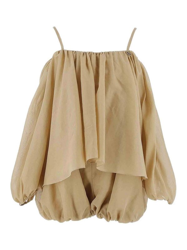 Pinko: ジャンプスーツ - ジャンプスーツ - ベージュ