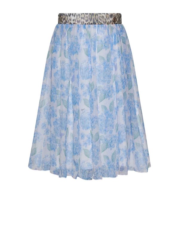 ROBERTO CAVALLI: Knielange und Midi Röcke online - Midirock - Weiß