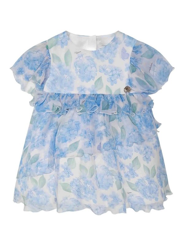 ROBERTO CAVALLI: ニーレングスドレス - 膝丈ドレス - 白