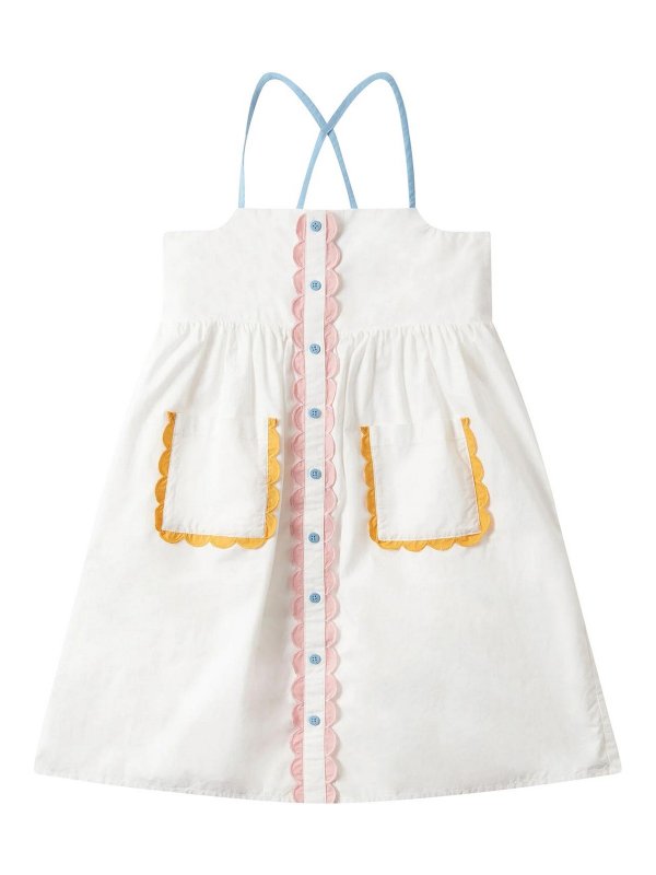 STELLA McCARTNEY: ニーレングスドレス - 膝丈ドレス - 白