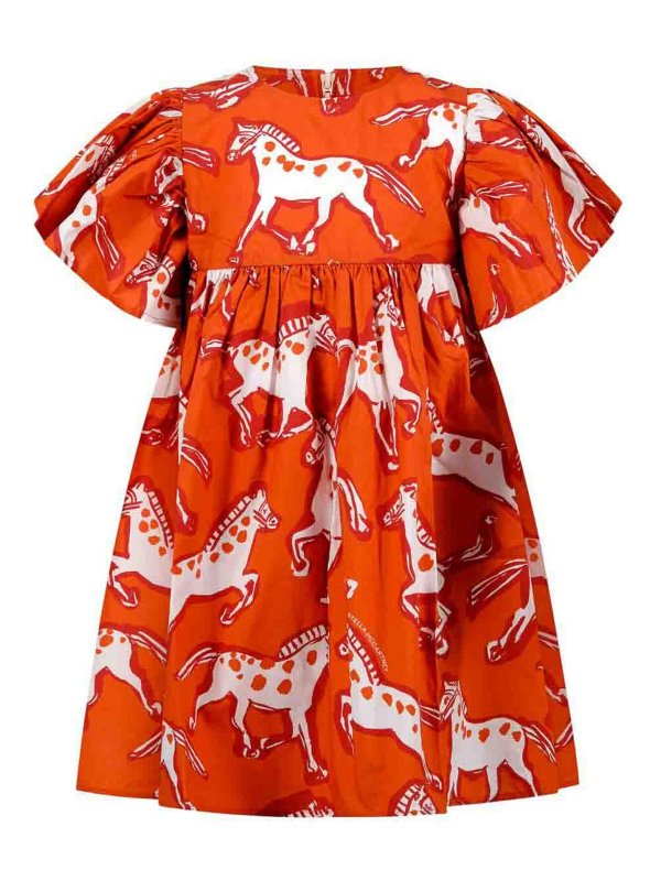 STELLA McCARTNEY: ニーレングスドレス - 膝丈ドレス - 赤