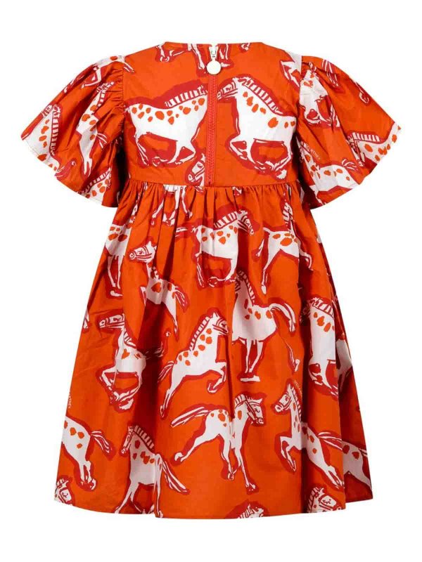 STELLA McCARTNEY: ニーレングスドレス online - 膝丈ドレス - 赤