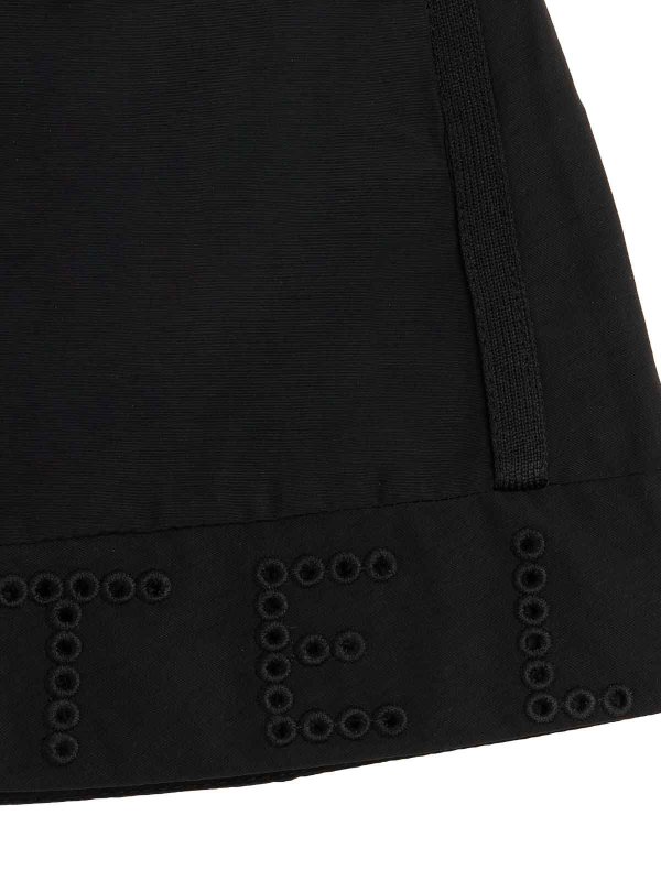 The Best Shops STELLA McCARTNEY: ニーレングススカート＆ミディ丈 - 膝丈/ミディスカート - 黒