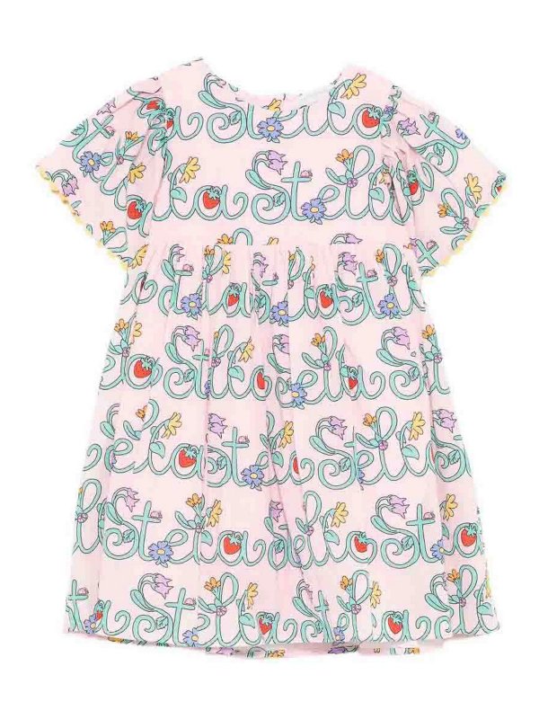 STELLA McCARTNEY: abiti al ginocchio - Abito A Maniche Corte