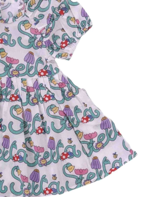 The Best Shops STELLA McCARTNEY: ニーレングスドレス - 膝丈ドレス - クリーム