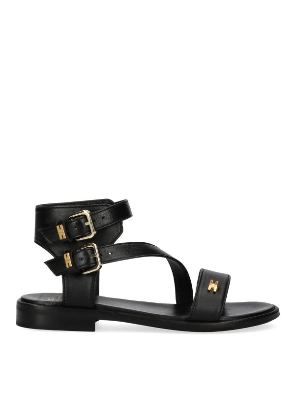サンダル - 黒 shop online: ELISABETTA FRANCHI