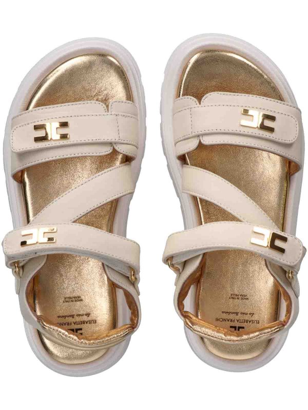 ELISABETTA FRANCHI: サンダル online - サンダル - クリーム