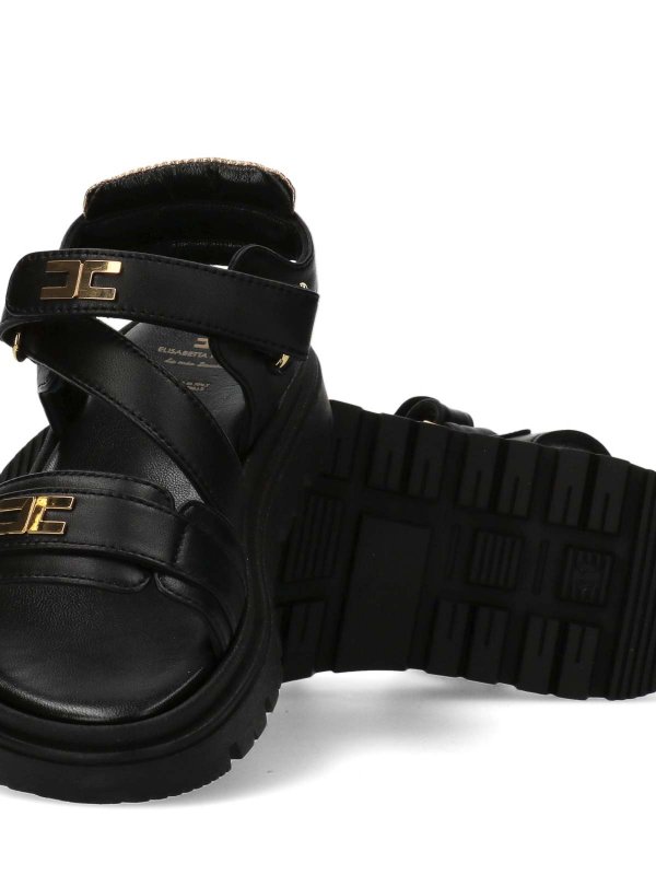 The Best Shops ELISABETTA FRANCHI: サンダル - サンダル - 黒