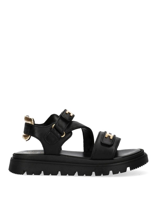 サンダル - 黒 shop online: ELISABETTA FRANCHI
