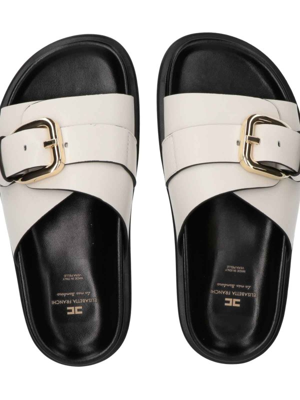 ELISABETTA FRANCHI: サンダル online - サンダル - クリーム