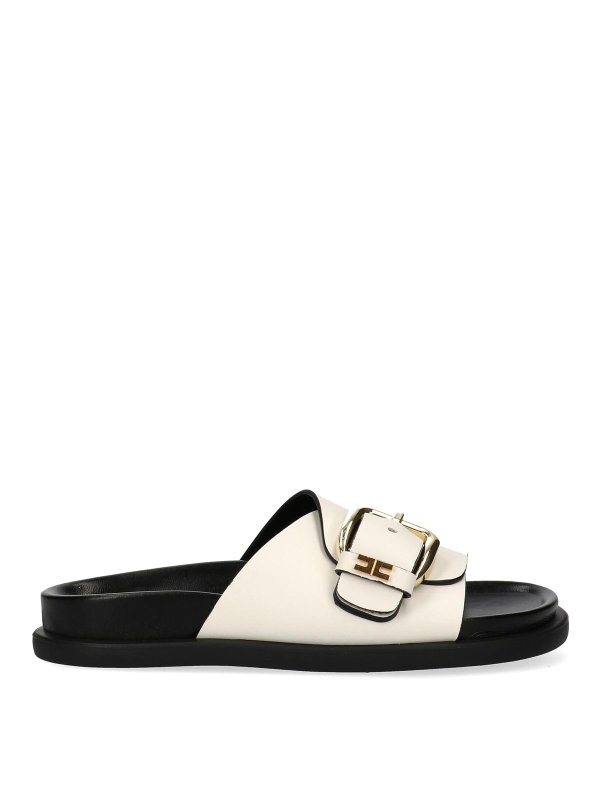 サンダル - クリーム shop online: ELISABETTA FRANCHI