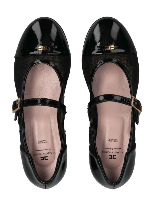 ELISABETTA FRANCHI: flat shoes online - Dancer With Logo