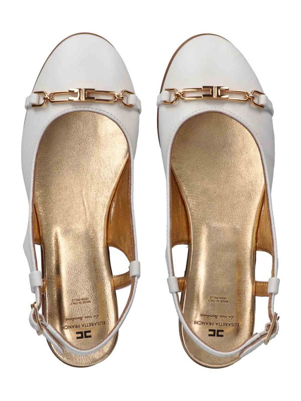 ELISABETTA FRANCHI: フラットシューズ online - フラットシューズ - クリーム