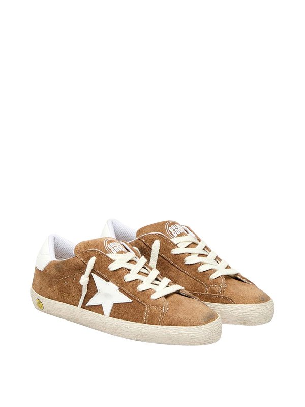 GOLDEN GOOSE: Chaussures de sport - Baskets - Marron