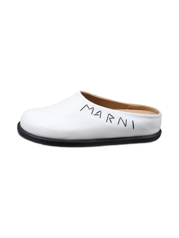 ミュール - 白 shop online: Marni