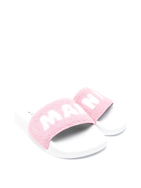 Marni: sandals - Slipper with logo