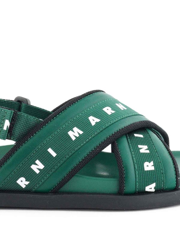 The Best Shops Marni: sandals - Sandals With Logo