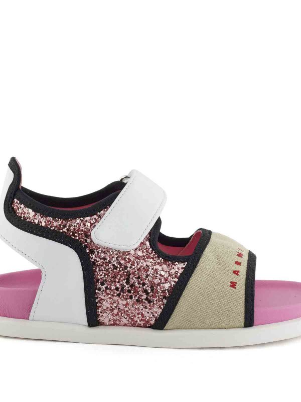 Marni: サンダル online - サンダル - ベージュ