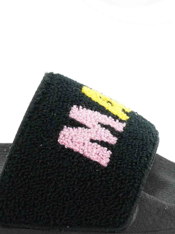 Marni: sandali online - Ciabatte Con Logo