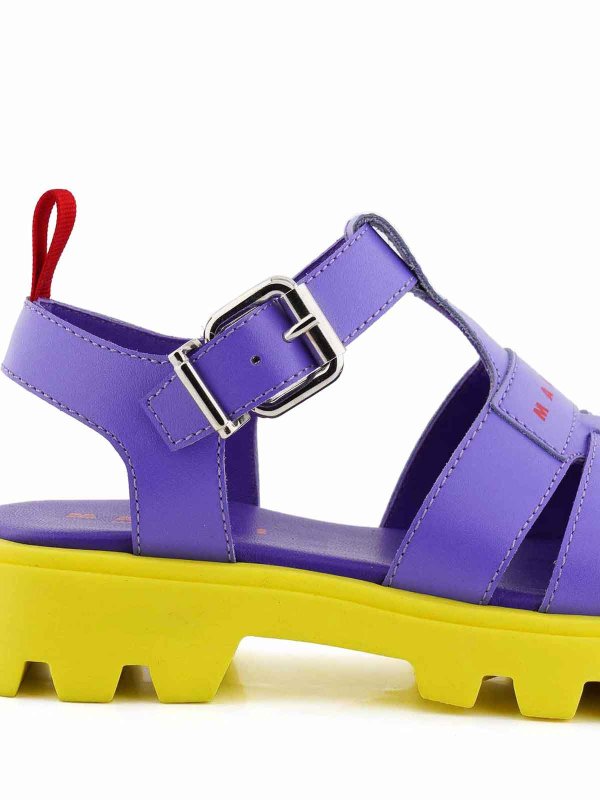 Marni: Sandales online - Sandales - Violet