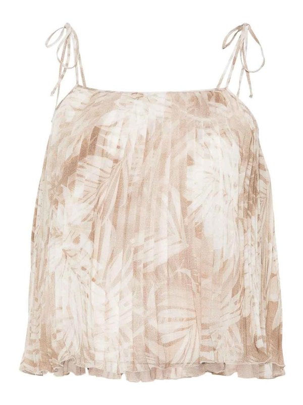 ERMANNO FIRENZE: Tops & Débardeurs - Top - Beige