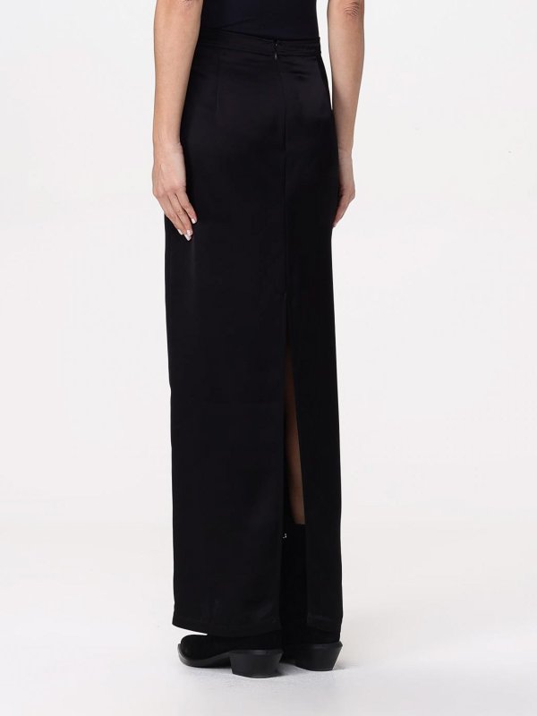 The Best Shops Pinko: Faldas media pierna y semilargas - Falda Semilarga - Negro