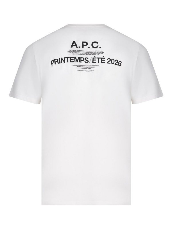 The Best Shops A.P.C.: Camisetas - Camiseta - Blanco