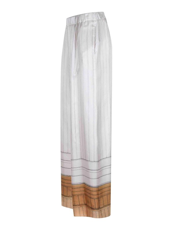 ALYSI: pantaloni casual online - Pantaloni In Seta